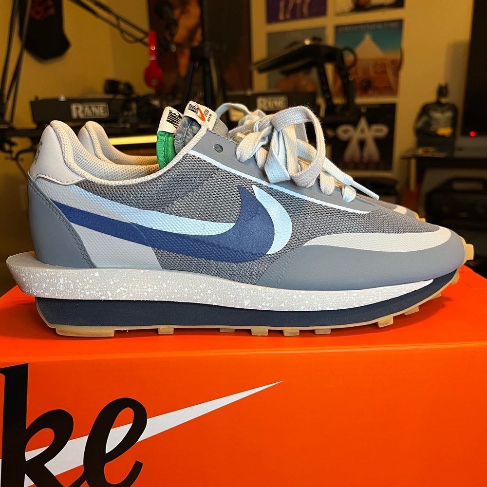 Nike LD Waffle Sacai CLOT KISS of Death 2 Cool Grey